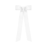 Wee Ones White Bow with Tail - Born Childrens Boutique