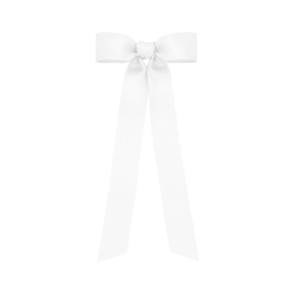 Wee Ones White Bow with Tail - Born Childrens Boutique