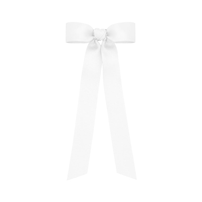 Wee Ones White Bow with Tail - Born Childrens Boutique