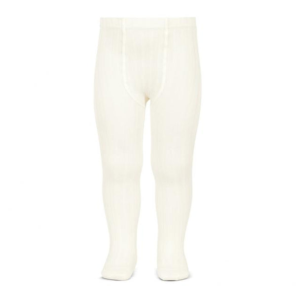 Ribbed Tights Cream - Born Childrens Boutique