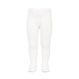 Ribbed Tights White - Born Childrens Boutique