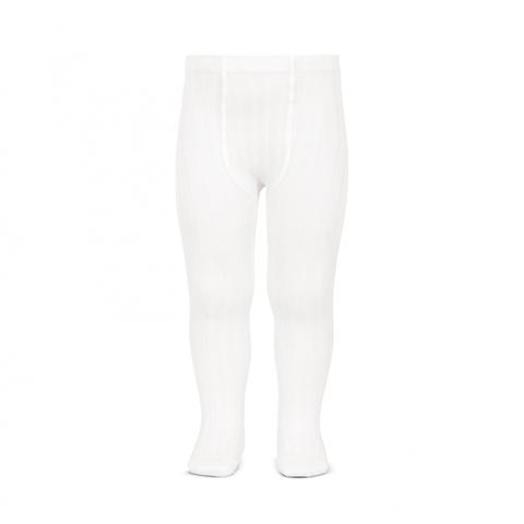 Ribbed Tights White - Born Childrens Boutique