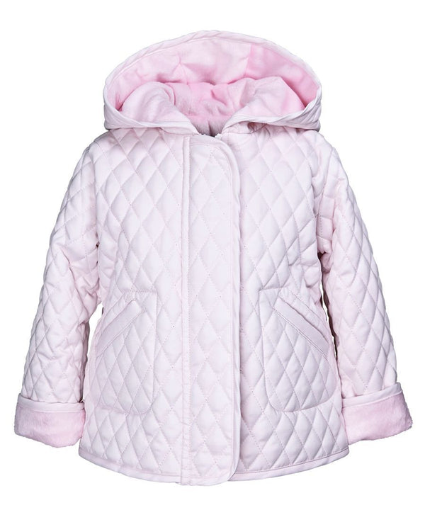 Widgeon Hooded Barn Jacket Light Pink - Born Childrens Boutique