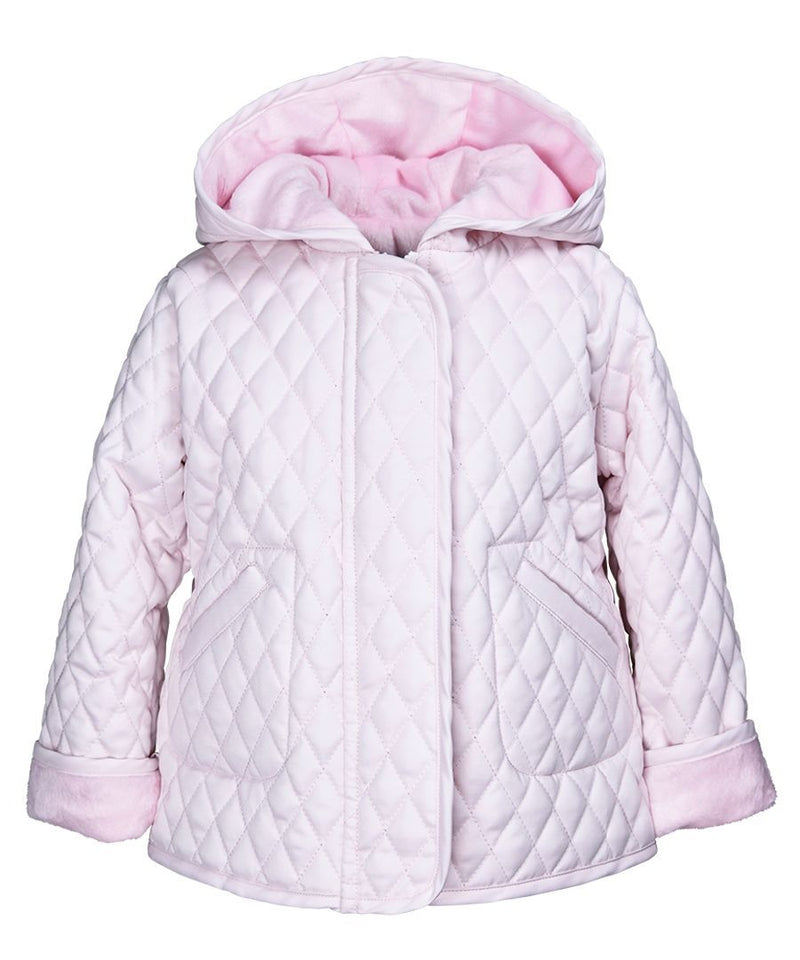 Widgeon Hooded Barn Jacket Light Pink - Born Childrens Boutique