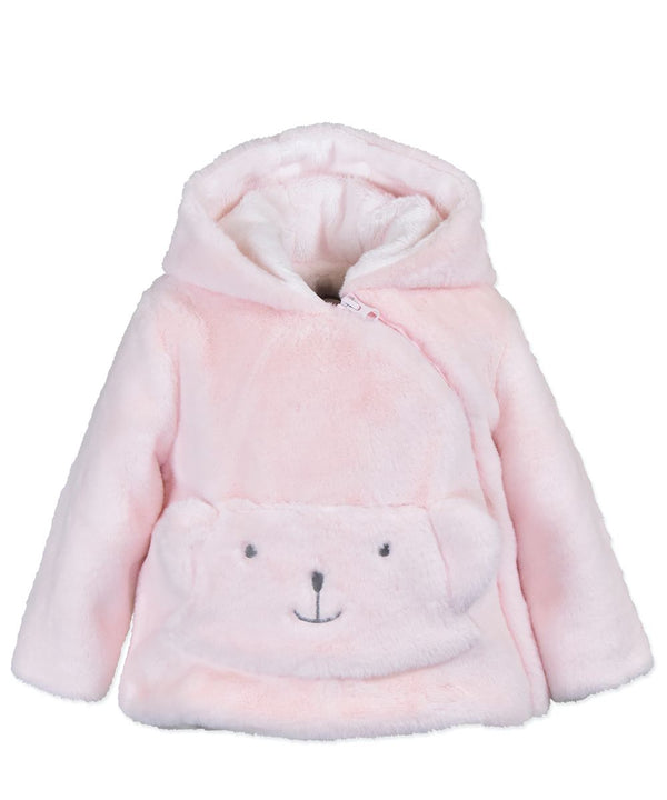 Bear Pocket Jacket Pink - Born Childrens Boutique