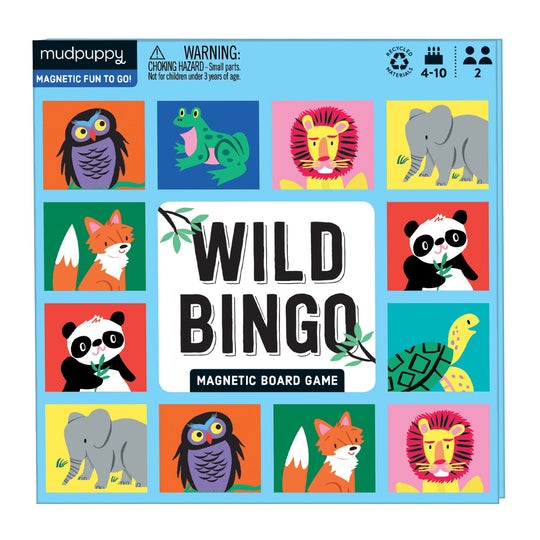 Wild Bingo Magnetic Board Game - Born Childrens Boutique