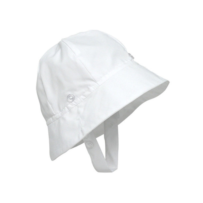 Beaufort Bonnet Bucket Worth Ave. White -  Email to Order - Born Childrens Boutique