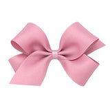 Wee Ones Rose Matte Satin Bow - Born Childrens Boutique